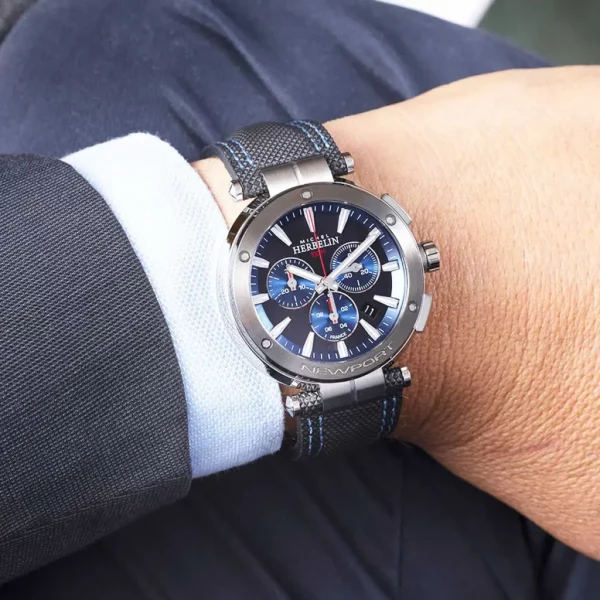 Montre homme Herbelin : Newport Chrono 37688AG65 – Image 3