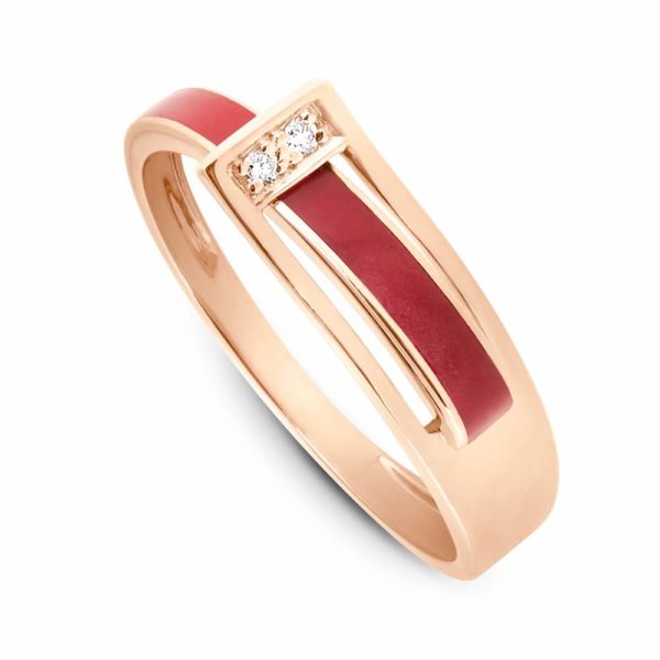 Bague or Déferlante Clozeau