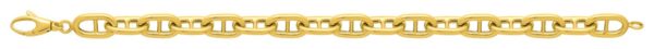 Collier or maille marine