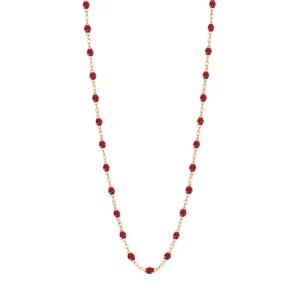 Collier or gigi CLOZEAU: classique B1GI001R3042 rouge