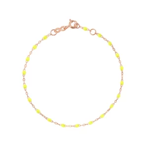 Bracelet or gigi CLOZEAU: classique B3GI001R1817 jaune fluo