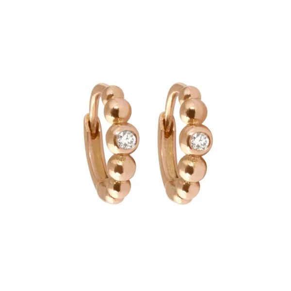 Boucles d’oreilles or et diamants gigi CLOZEAU: collection Lucky