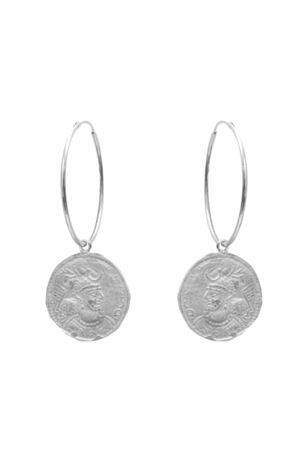 Boucles d’oreilles argent Clio Blue