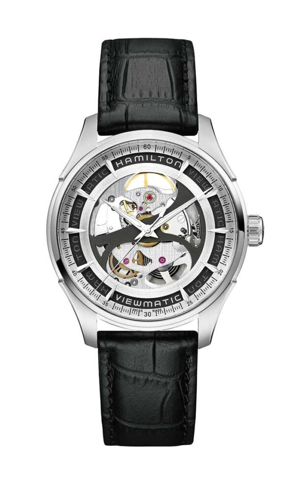 Montre homme Hamilton: collection Jazzmaster Viewmatic Skeleton Gent