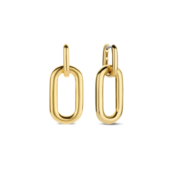 Boucles d'oreilles Tisento Argent/plaqué or 7846SY