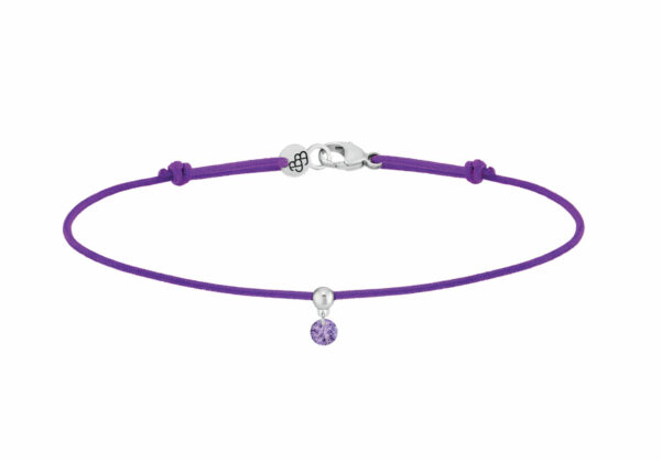 Bracelet or et améthyste La brune & la Blonde: collection BB