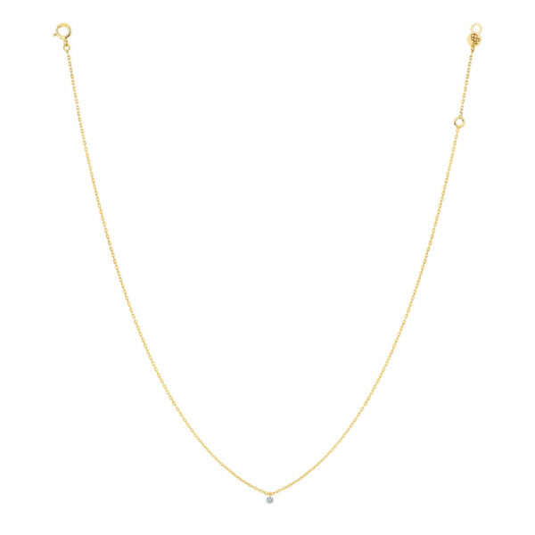 Collier or et diamant la Brune et la Blonde: collection 360°
