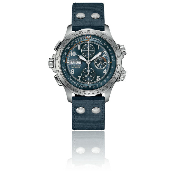 Montre homme Hamilton: collection Khaki Aviation X-Wind chronograph
