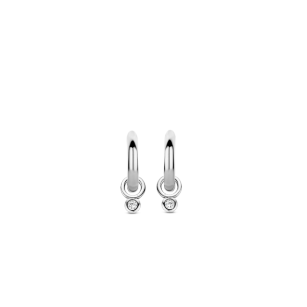 Boucles d’oreilles argent Tisento 7868ZI – Image 2