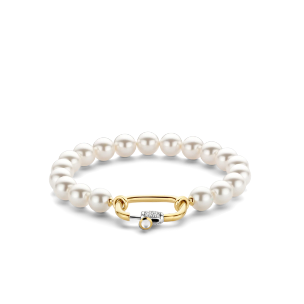 Bracelet plaqué-or/argent Tisento: 2961PW