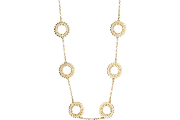 Collier argent/doré Clio Blue