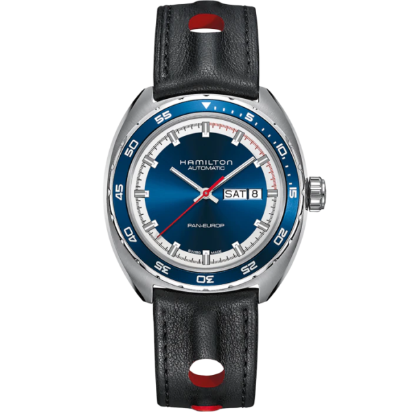 MONTRE homme HAMILTON: collection Pan europ date automatique
