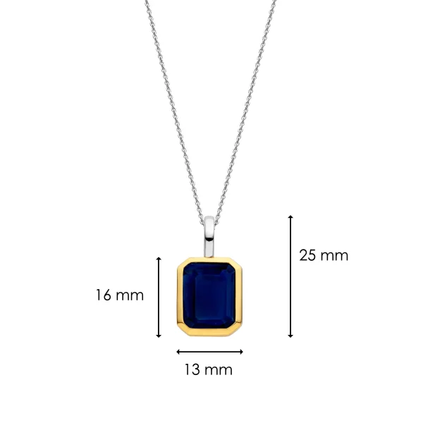 Collier ARGENT/plaqué or TISENTO 6817BY – Image 3