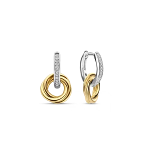 Créoles plaqué-or/argent Tisento: 7857ZY