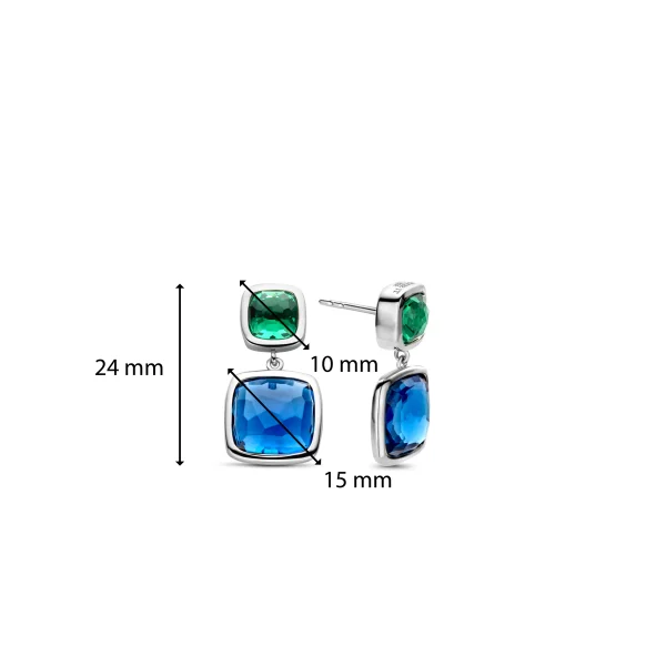 boucles d'oreilles ARGENT TISENTO 7908DB – Image 4