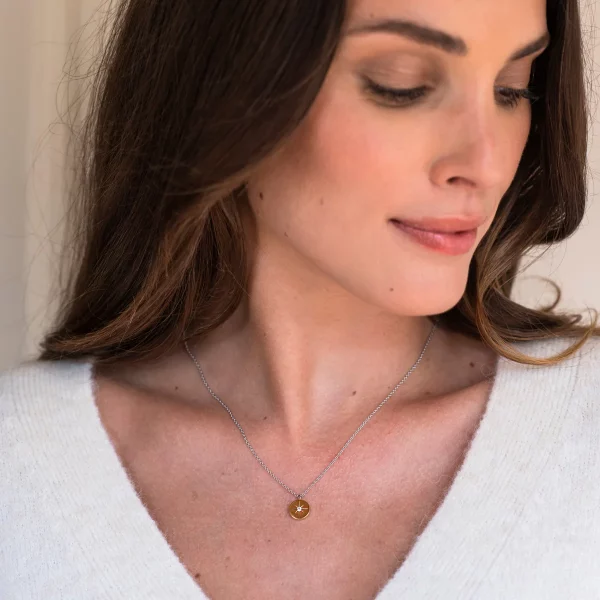 Collier plaqué-or/argent Tisento: 3953ZY/42 – Image 3