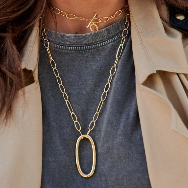 Collier doré Agatha: Chain 02651382-157 – Image 2