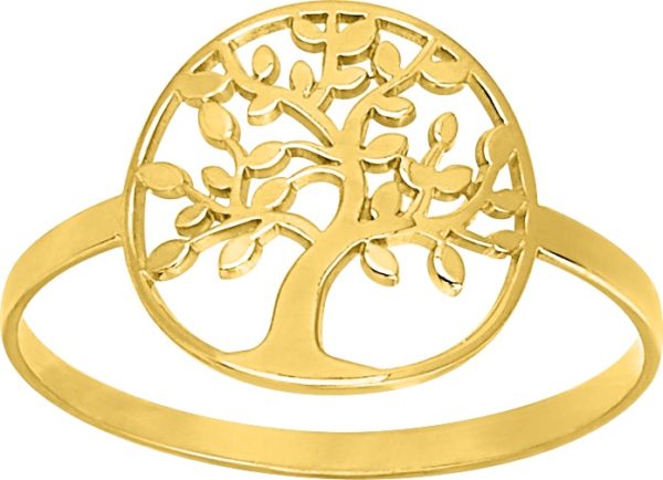 Bague or: arbre de vie