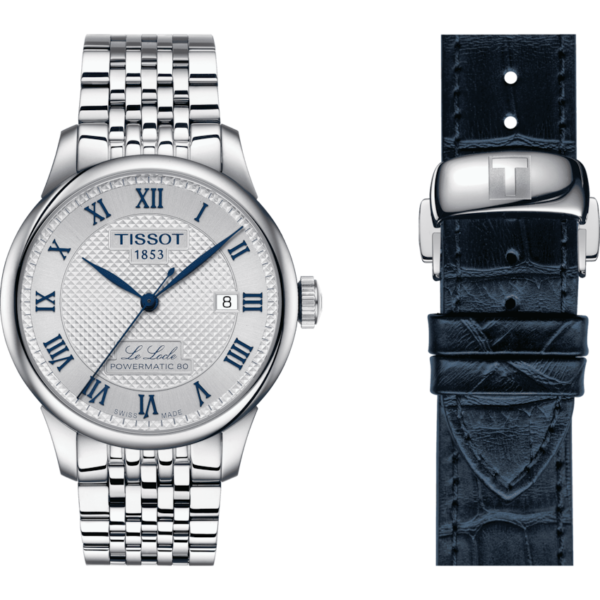 Montre homme Tissot : Le Locle Powermatic 80, T0064071103303