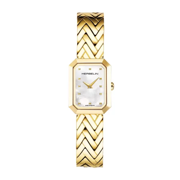 Montre femme herbelin: Octogone 17446BP19