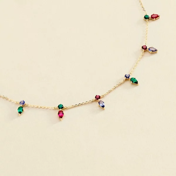 Collier agent/ plaqué-or Agatha: Astro 02690122-256