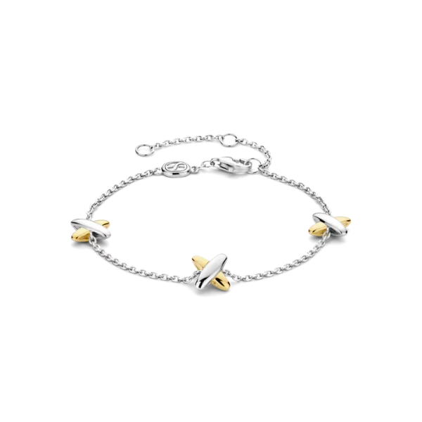 Bracelet plaqué-or/argent Tisento: 23048SY