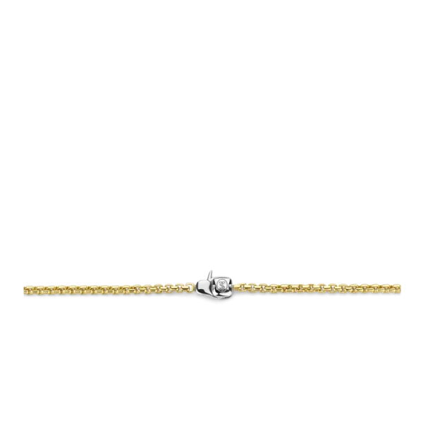 Collier argent/plaqué-or Tisento: 34030SY/45 – Image 3