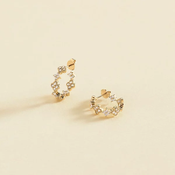Boucles d'oreilles argent/plaqué-or Agatha: Beloved 02390503-137