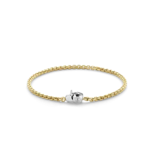 Bracelet argent/plaqué-or: Tisento 23023SY