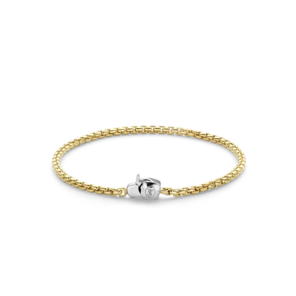 Bracelet argent/plaqué-or: Tisento 23023SY