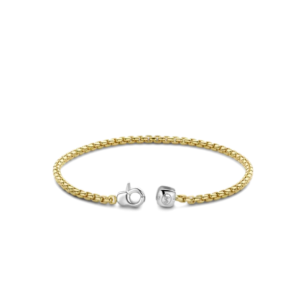 Bracelet argent/plaqué-or: Tisento 23023SY – Image 2