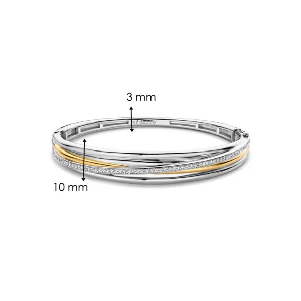 Bracelet ARGENT/plaqué-or TISENTO: 23046ZY – Image 4