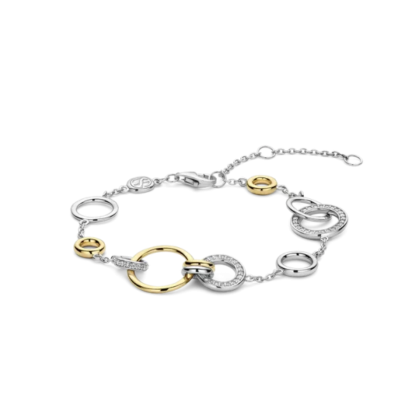 Bracelet ARGENT/plaqué-or TISENTO: 23047ZY