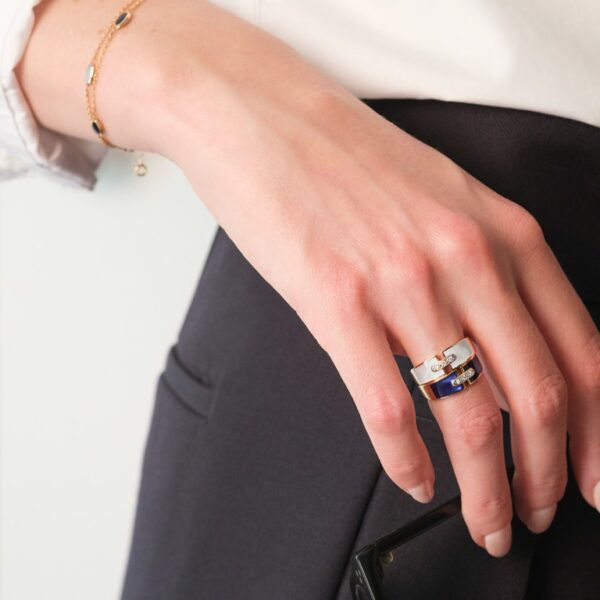 Bague or Clozeau: Héléna C2F250DBPG – Image 3