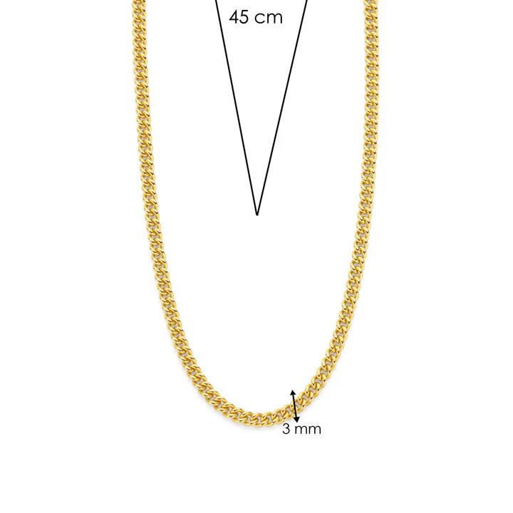 Collier ARGENT/plaqué-or TISENTO: 34069ZY/45 – Image 4