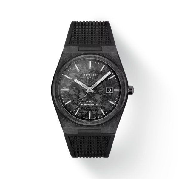 Montre HOMME Tissot: PRX Powermatic PRX carbone T1379079720100