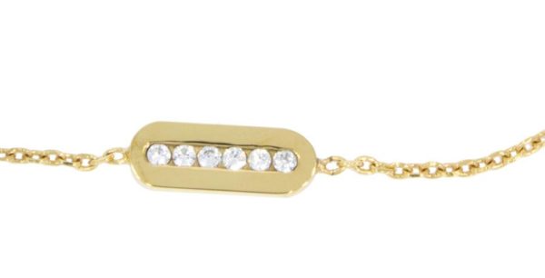 Bracelet or et diamants