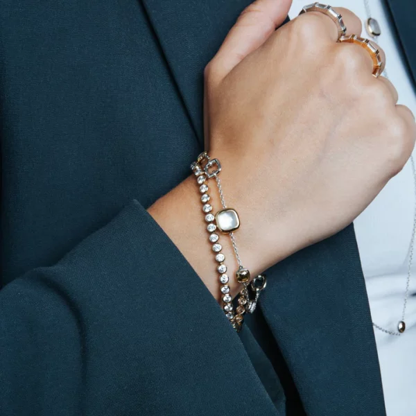 Bracelet ARGENT/plaqué-or TISENTO 2842ZY – Image 3