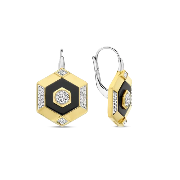 Boucles d 'oreilles ARGENT/plaqué-or TISENTO: 7996BL