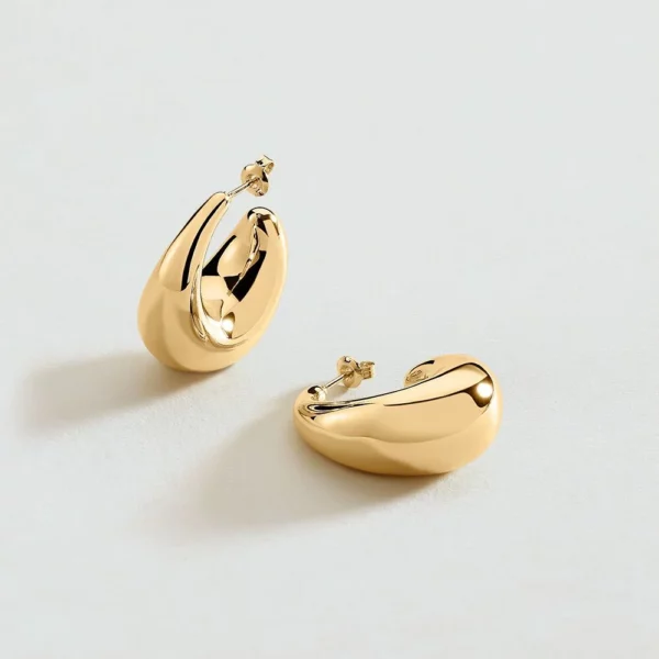 Boucles d'oreilles plaqué-or Agatha: Danae 02380602-157