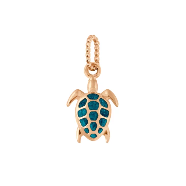 Pendentif or gigi CLOZEAU: Tortue B5TU001R65 Jungle