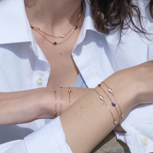 Collier en or et résine: Clozeau samba C1R625BR – Image 2