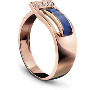 Bague en or et résine: Clozeau Déferlante C2F625RBPDI