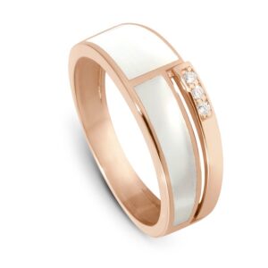 Bague en or et résine: Clozeau Quadrillage C2F654DRR