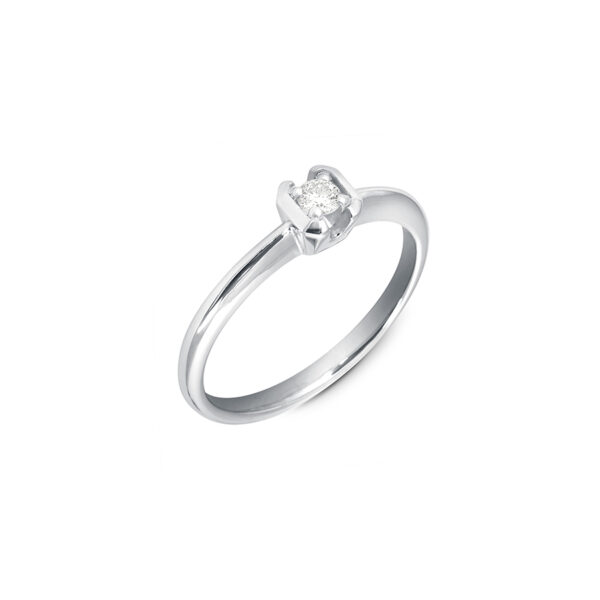 Solitaire en or et diamant: Clozeau C2I124DG