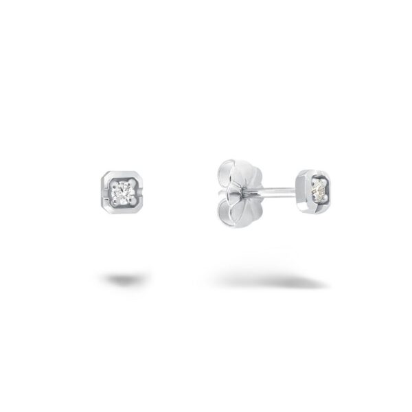 Boucles d 'oreilles en or et diamants: Clozeau C4W379DG