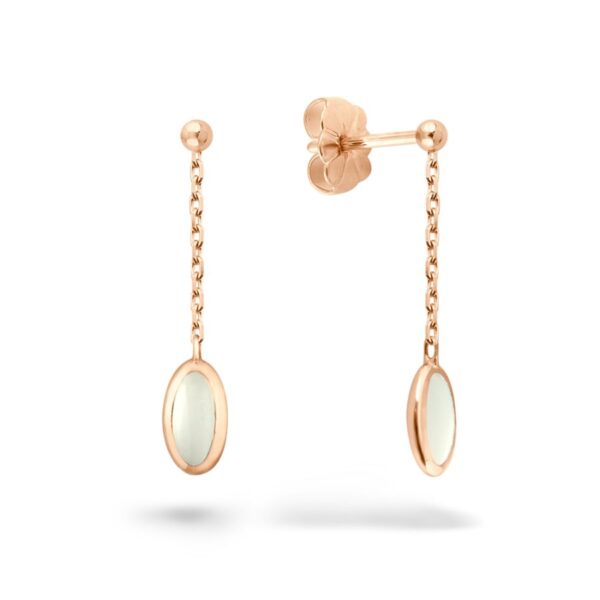 Boucles d'oreilles en or et résine: Clozeau C4Y157BR