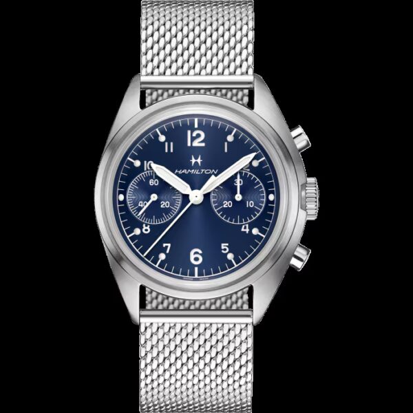 MONTRE homme HAMILTON: Khaki Aviation Pilot Pioneer Mechanical Chronograph H76409140