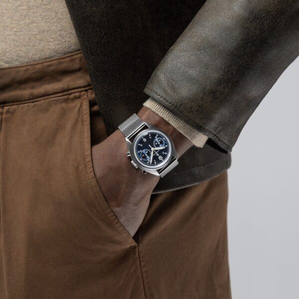 MONTRE homme HAMILTON: Khaki Aviation Pilot Pioneer Mechanical Chronograph H76409140 – Image 3