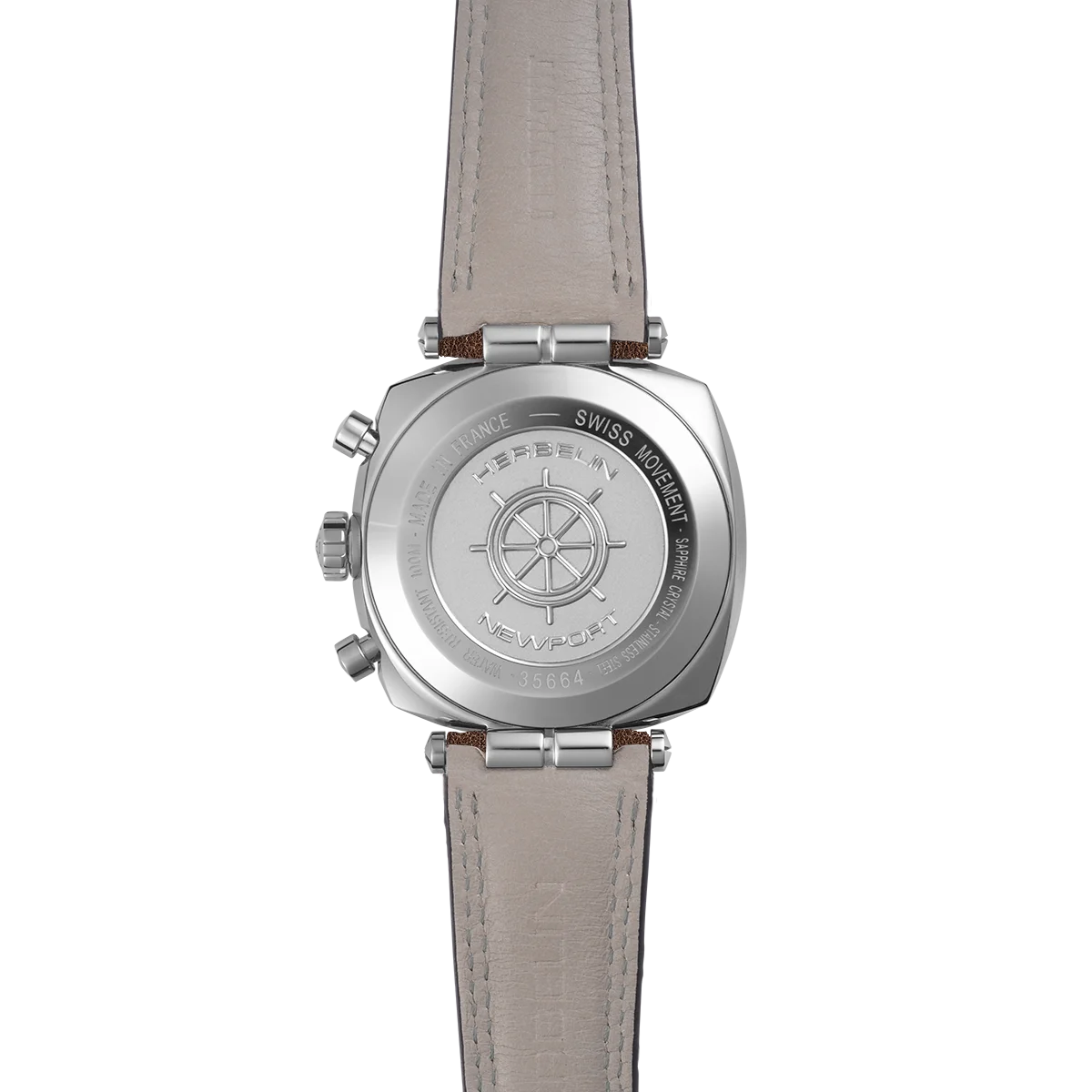 Montre homme Herbelin : Newport Héritage Chrono 35664AP24BR – Image 2